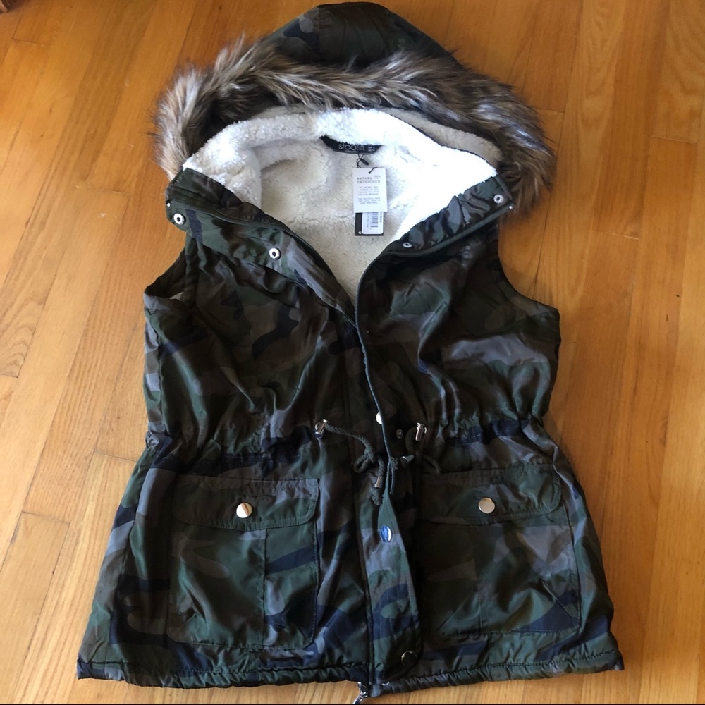 Camo Teddy Vest